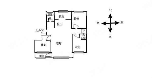 袁家庄社区3室2厅2卫136.96㎡南39万