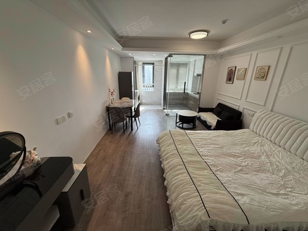 海宁海宁市区海洲万城明珠万城明珠 多套精装公寓 可押一付一 拎包入住 密码锁随时看房出租房源真实图片