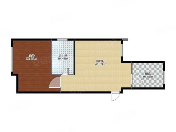汕头龙湖高新区新华禧广场新华禧广场 1室1厅1卫 45平 电梯6楼 精装修