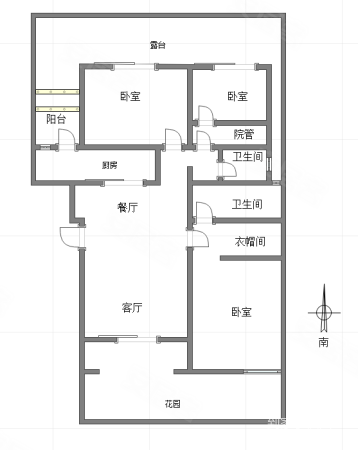 金科中央御院(一期)3室2厅2卫100㎡南北140万