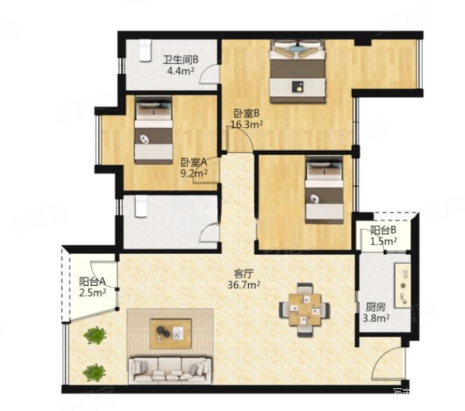 80w急售 文殊院地铁口 壹号公馆 精装套三 仅契税