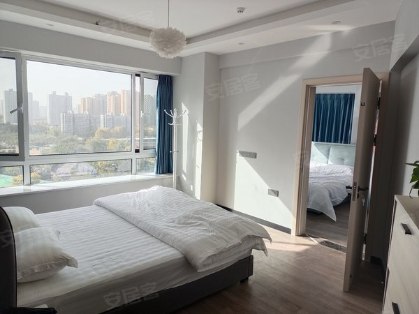 租房,长乐坡地铁口温泉小区灞业大境公寓一室一厅精装全配拎包入住