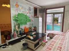 铜川王益中心广场罄苑小区二室一厅简单装修集中供暖单元房出租出租房源真实图片