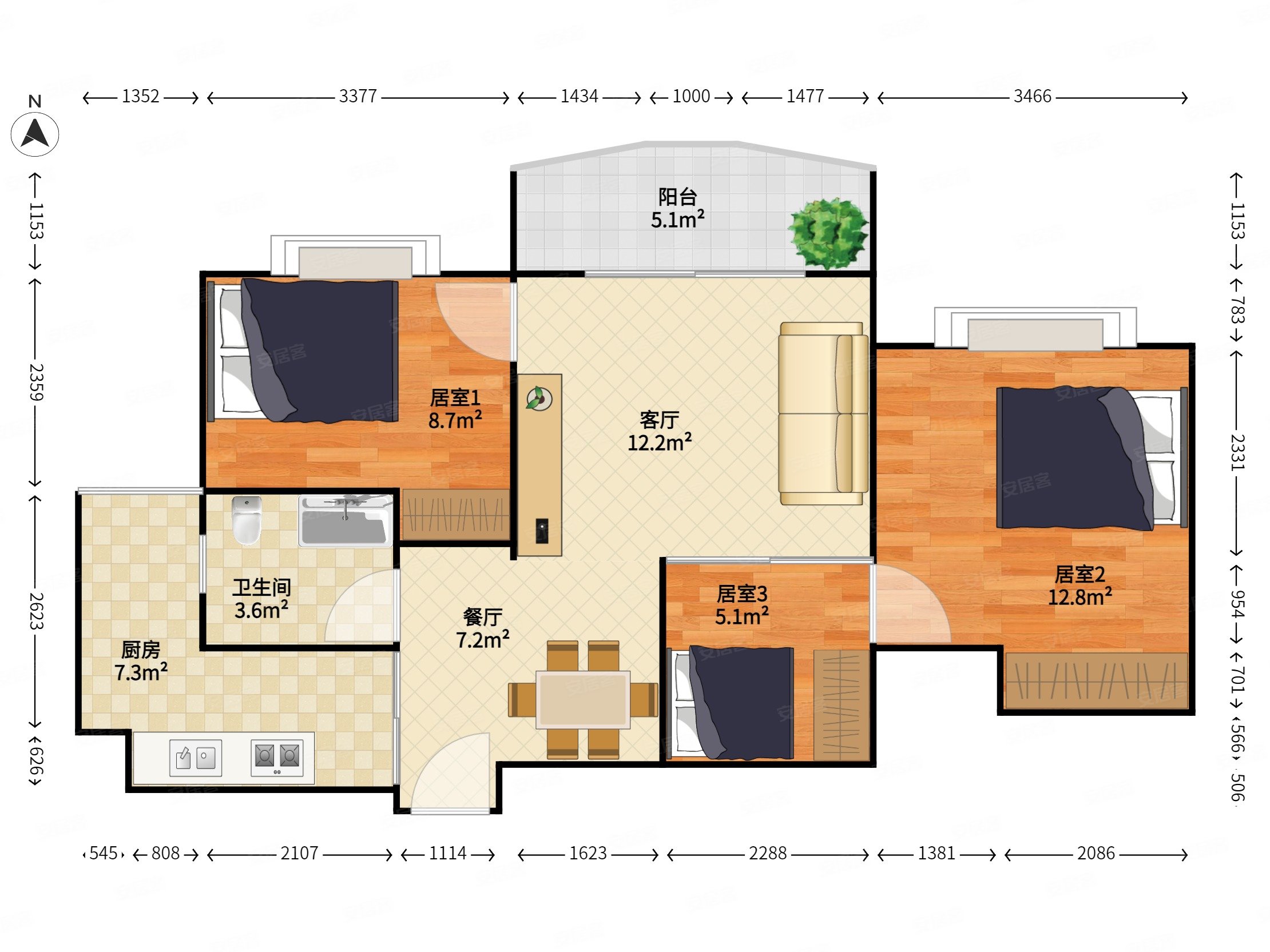 9号线,业主急需资金,出价就出,汇宾广场二手房,0万,3室2厅,1卫,74.