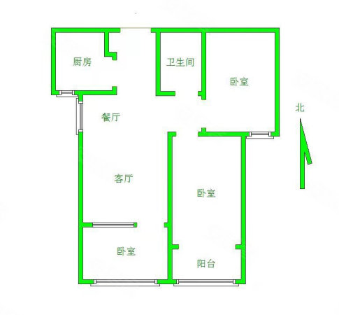 鑫欣文雅苑3室2厅1卫91.86㎡南北77.8万