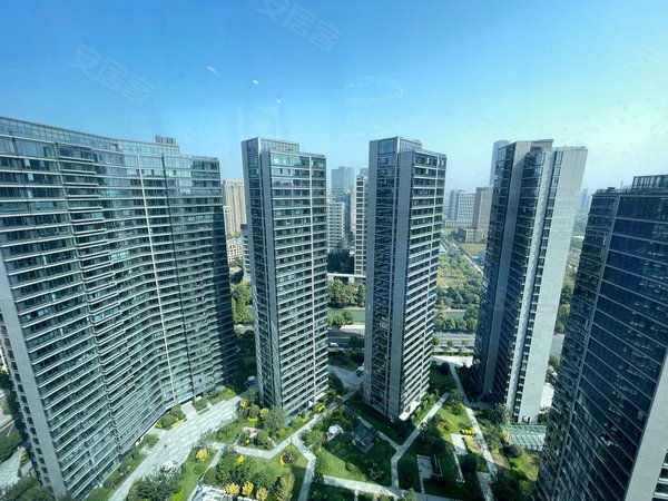 杭州滨江区政府时代滨江丹枫四季丹枫四季  现代轻奢黑色系 大客厅 大