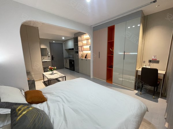 金华东阳东阳江北湖田小区湖田 西范 山口  附近 押一付一豪华装修 智能投影房带电梯出租房源真实图片