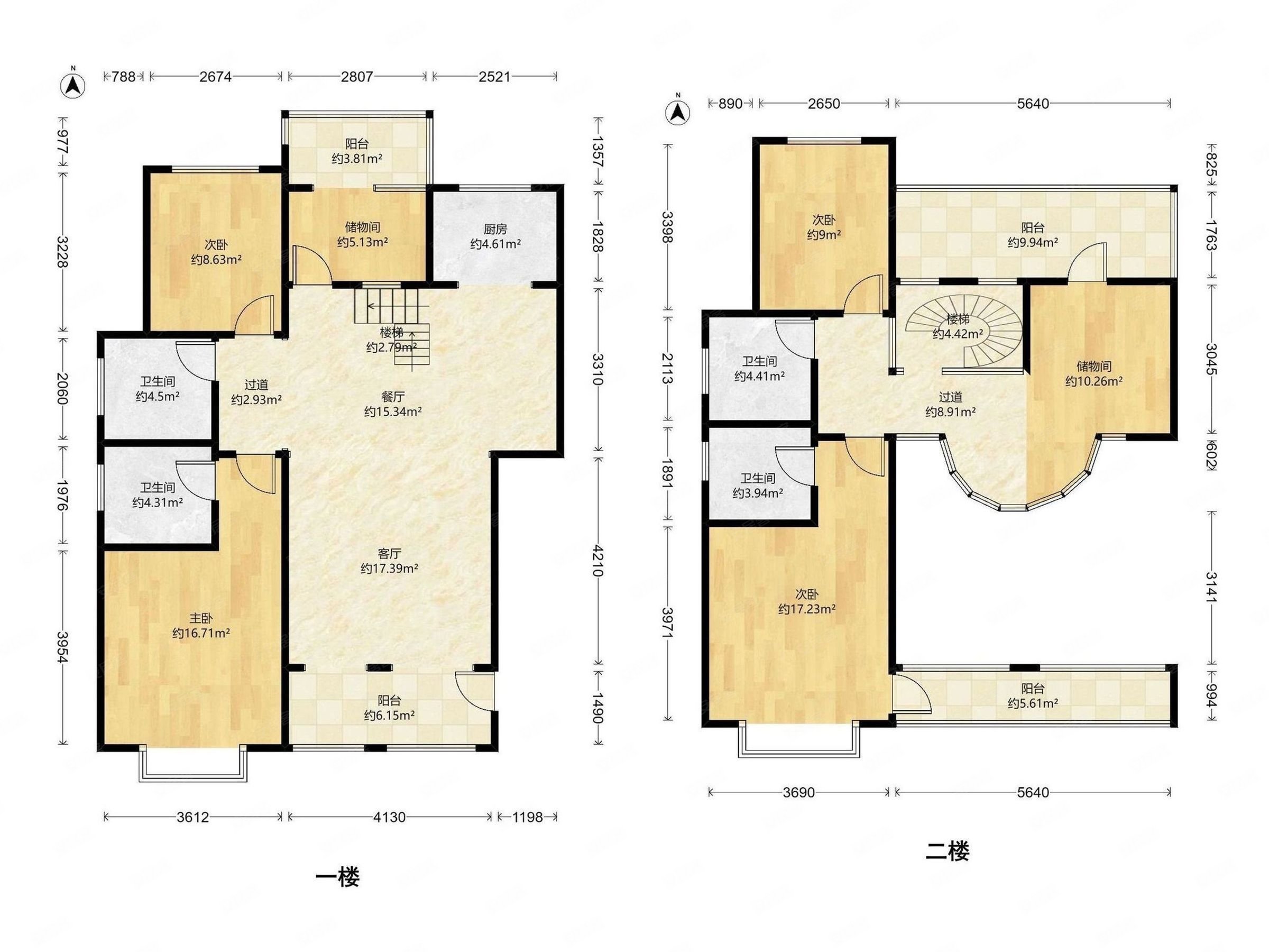 东胜商圈卓达明郡洋房社区精装跃层带平台随时看全明户型