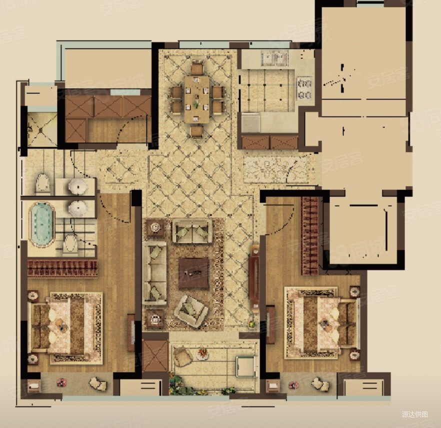 融创臻园 南北通透 高楼层视野无遮挡 带电梯 双卫格局