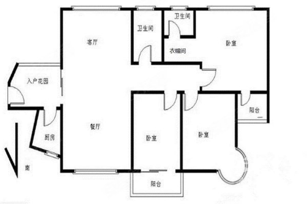 宁海世纪城1期3室2厅2卫144.92㎡南120万