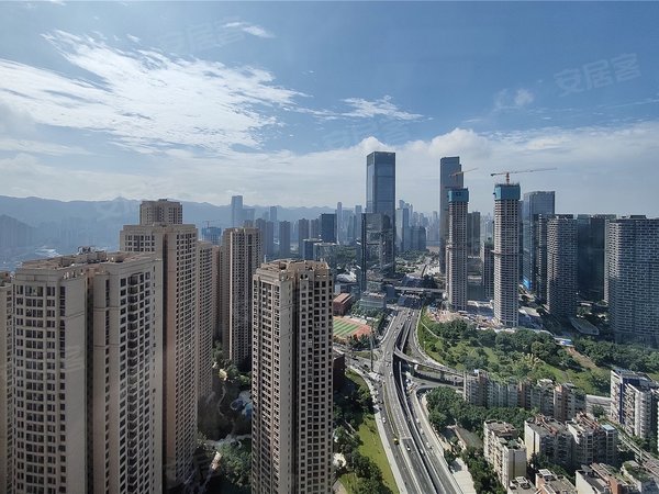 重庆江北江北嘴紫御江山紫峰江北嘴金融城核心区,绝ban夜景豪装大四房