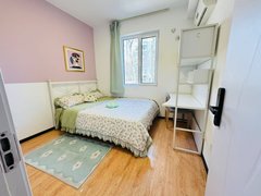 北京昌平霍营8 13号线霍营地铁站 全新ins风全女 温馨南次卧 精装修出租房源真实图片
