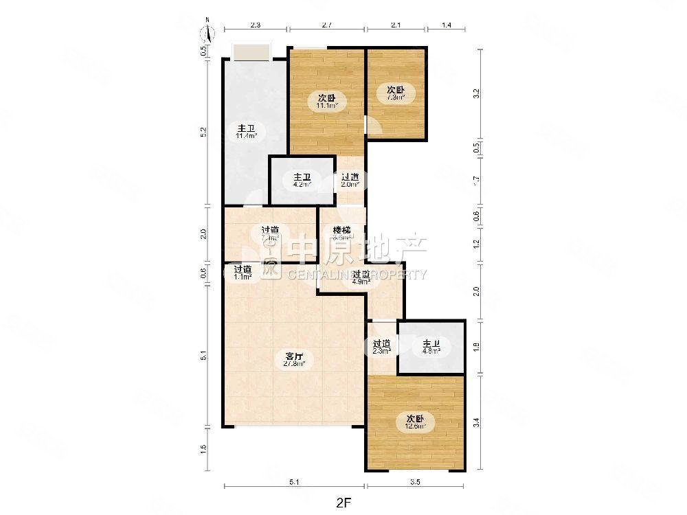 碧云尊邸(公寓住宅)4室2厅3卫259.45㎡南北5400万