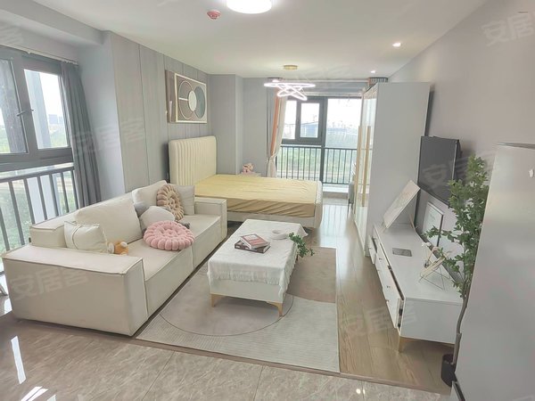 合肥包河姚公庙中辰优唐广场整租]政务区万象城天鹅湖旁精装公寓家电