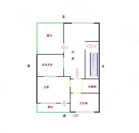 南郊中华园3室2厅3卫213㎡南北950万