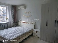 丹东振兴六纬路小学学区未来城后面 步梯3楼 精装一室 包取暖 新家电 拎包住有空调出租房源真实图片