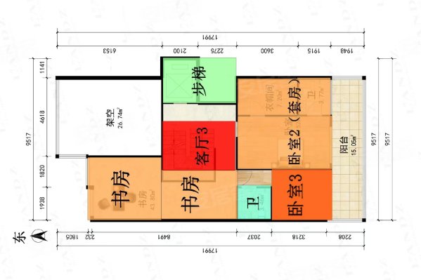 圣莫丽斯(别墅)6室3厅5卫308.18㎡北5200万