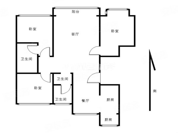 精装修 洋房 巨华世纪城明祥园 三居室 带一个车位