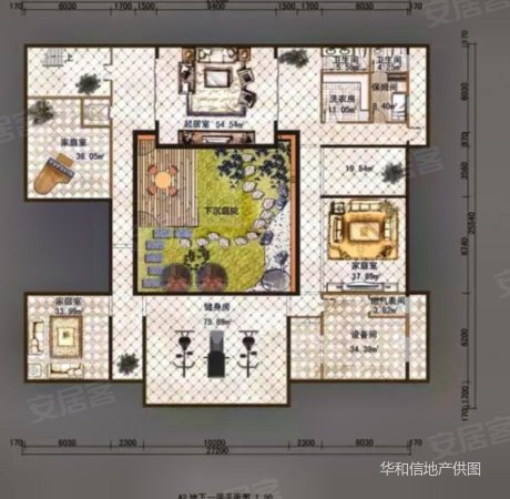 观唐6室3厅8卫1305.72㎡南北13500万