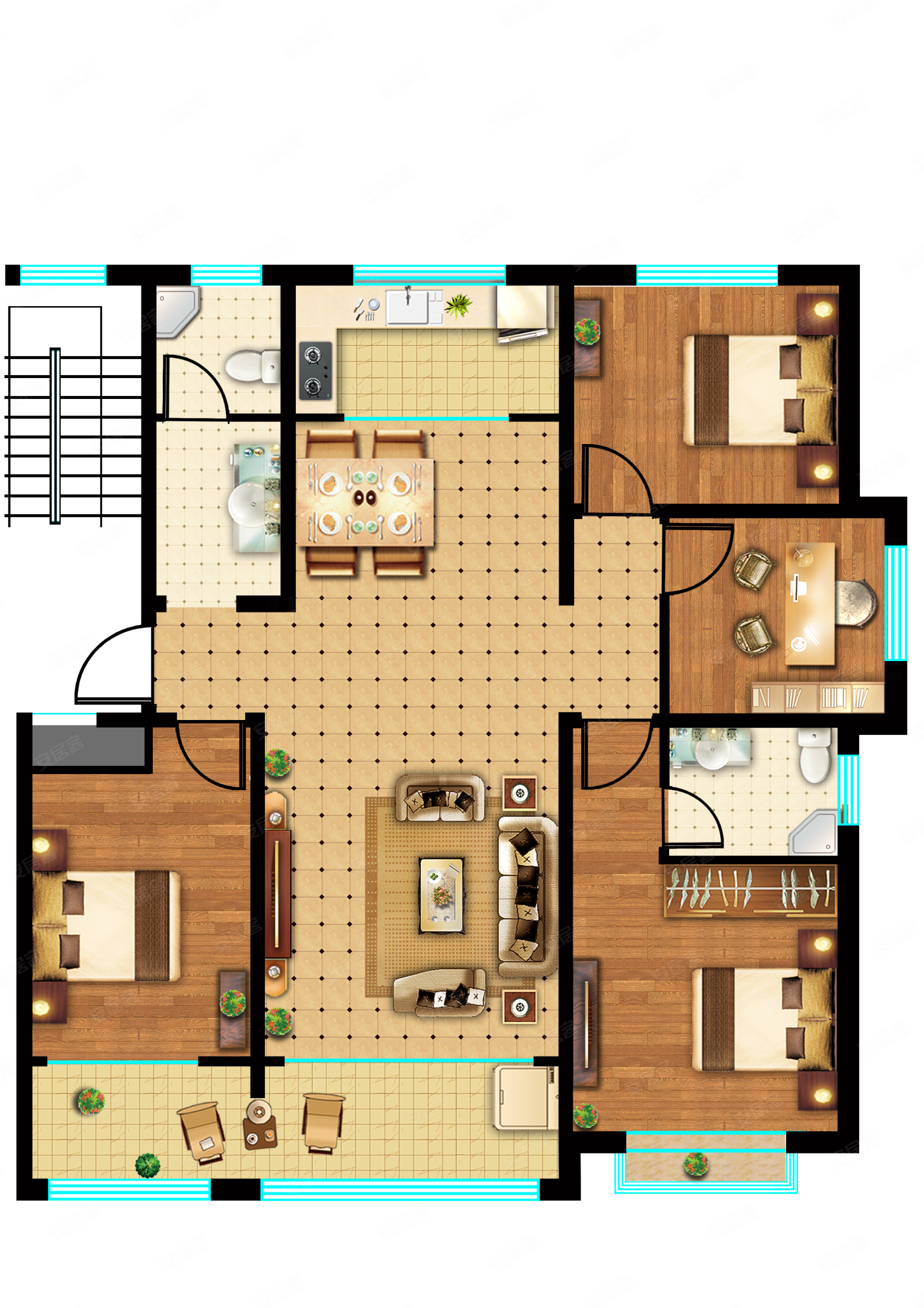 急急急售包税精装套三坐北朝南南北通透视野开阔