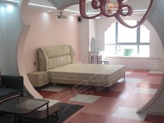 安阳文峰中环百货万达A座精装一居室，可居住可做工作室，押一付一，租期灵活出租房源真实图片