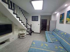 自贡富顺晨光工业园区体育馆附近金谷广场4楼精装两室loft公寓带花园，可押一付一出租房源真实图片