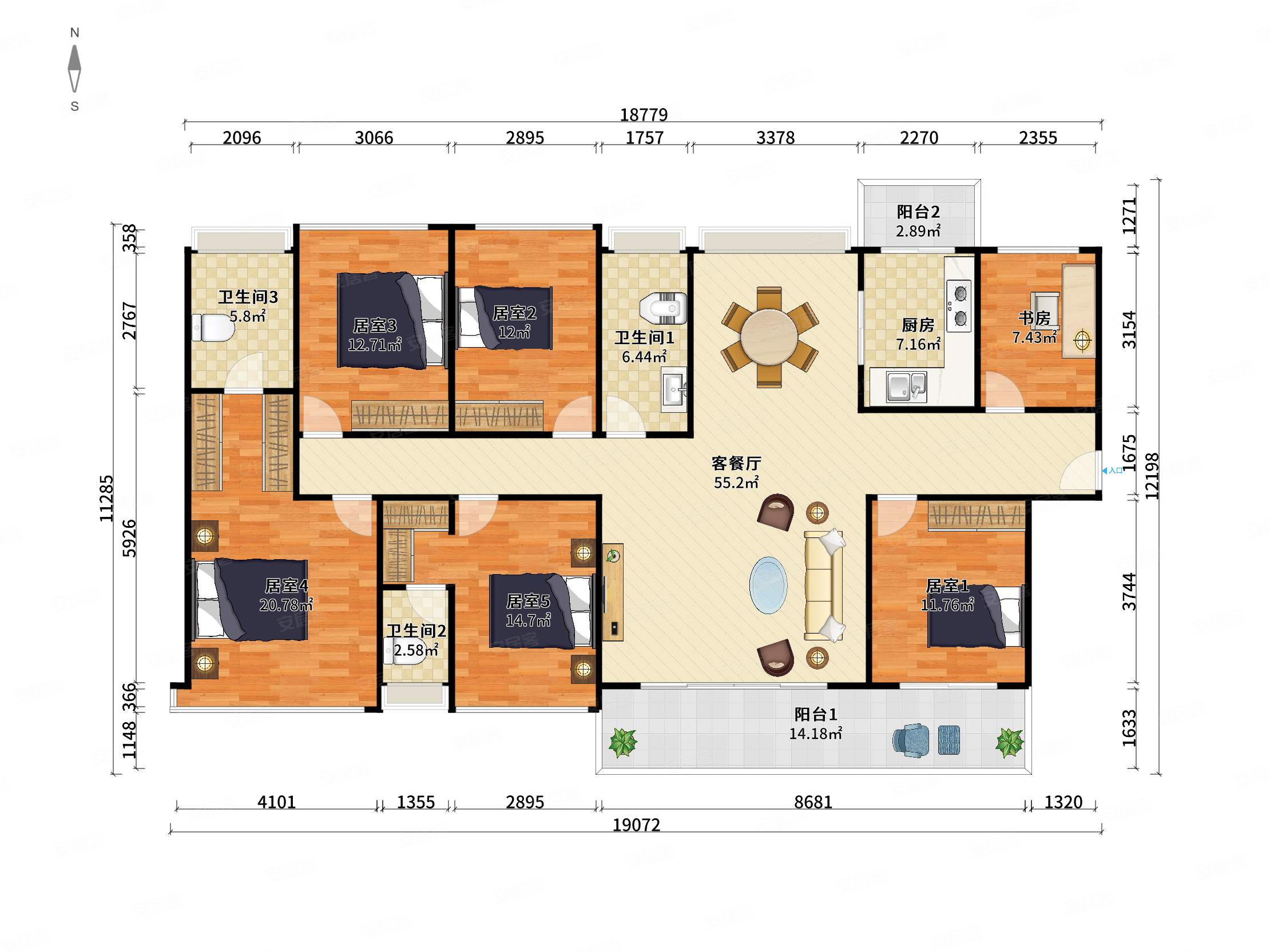 65平米-深圳安居客