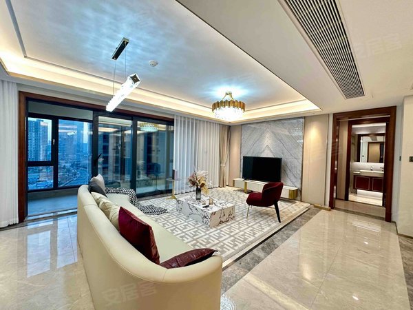 青岛崂山啤酒城佳源华府佳源华府 豪宅 可短租精装3室2卫 首租 配套