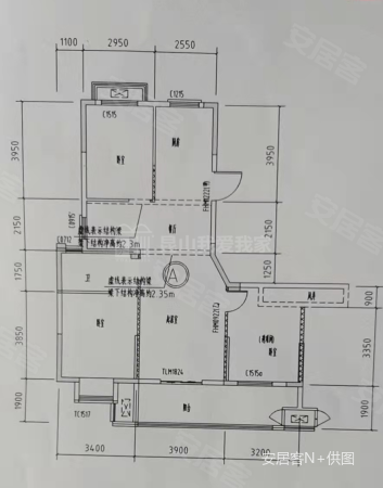 宇业天逸华庭3室1厅2卫126㎡南155万