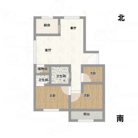 康华路29号楼3室2厅2卫115㎡南北110万