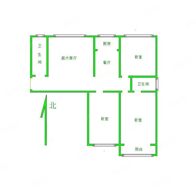 新东方凤凰城3室2厅2卫154.19㎡南北99.9万