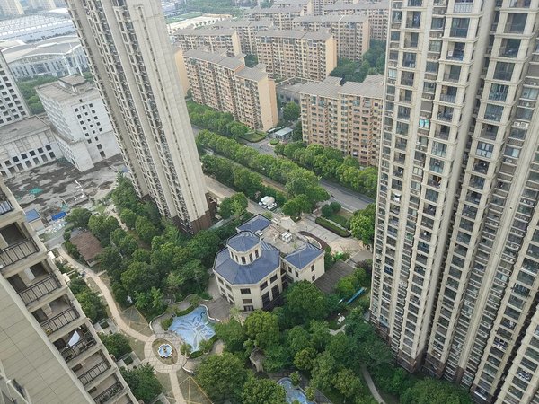 昆山花桥花桥新城富隆花园居住区富隆花园 小区舒适空间安逸,小区为少