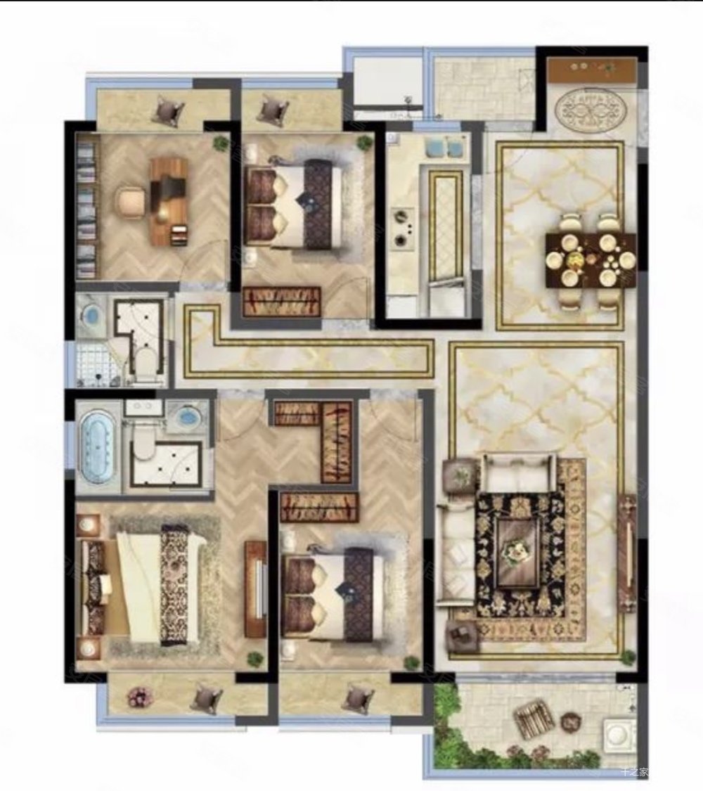 带车位 储藏室 城市之星大四室 好楼层 满二 看房方便