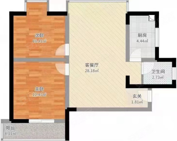 国建翰林广场(北区)3室2厅1卫76㎡南北32万