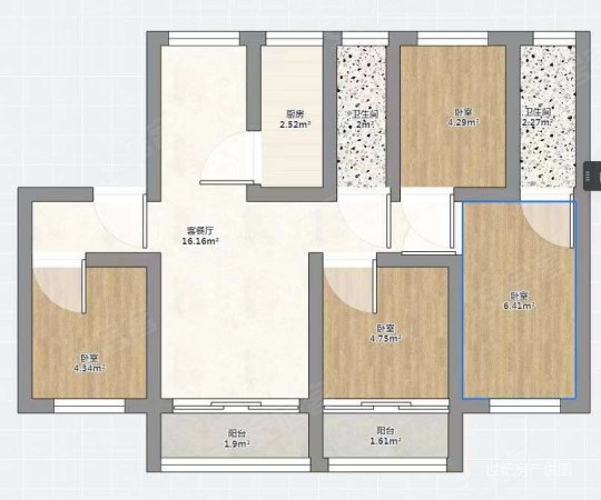 淮南碧桂园4室2厅2卫150㎡南北99万