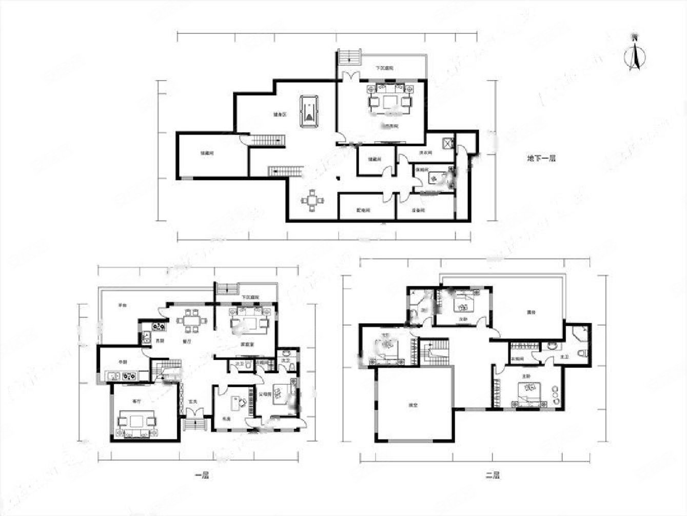香山清琴山庄 豪装独栋 占地千平 中式四合院 450户型,香山清琴山庄