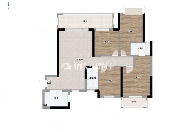 南宁良庆五象大道彰泰城a区精装修户型方正采光好南北通透出租房源