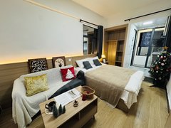 深圳福田益田村福田奢华一房急租 押一付一民水民电家私齐全拎包入住！出租房源真实图片