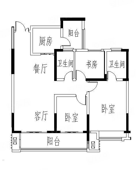 高品质小区带车位130平汉润府双阳台落地窗老证关门卖
