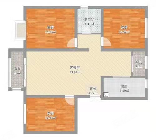 北京朝阳东坝坝鑫家园酒仙桥 将台地铁 七棵树 坝鑫家园 南向两居室