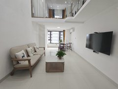 桂林临桂一院两馆吾悦广场精装lofe两房一厅，2台空调，家电齐全，拎包入住出租房源真实图片