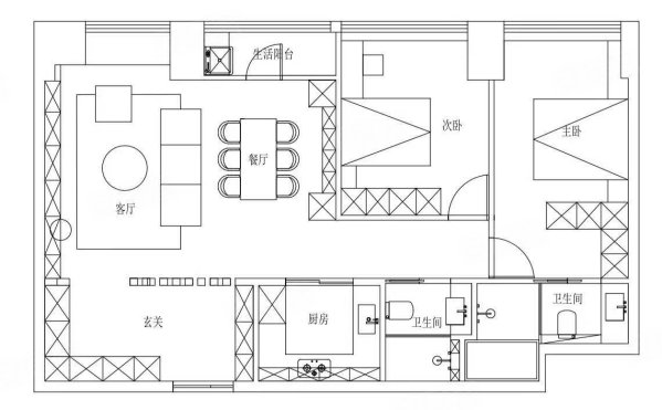 新虹桥捷运大厦2室2厅2卫151㎡南521万