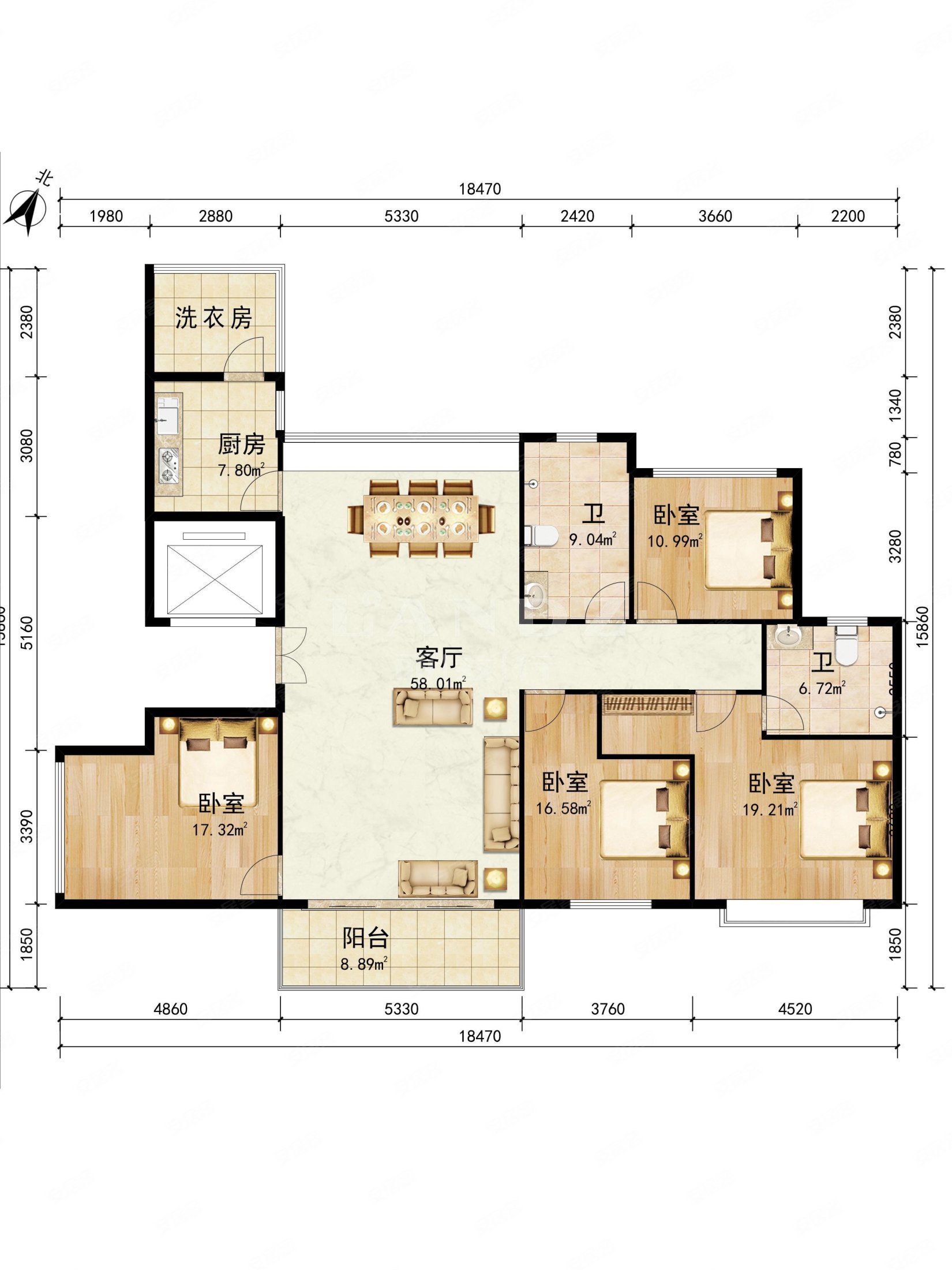 半岛城邦三期172平次顶层笋盘