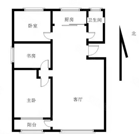 沂河嘉园二期3室2厅2卫93㎡南北83万