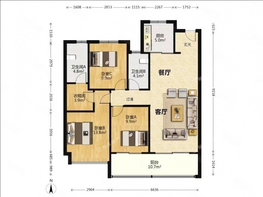 合肥房产网>合肥二手房>滨湖新区二手房>新省府二手房>融创滨湖印>
