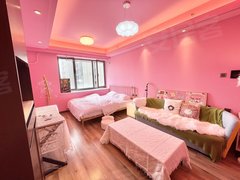 粉色系精装一室 拎包入住 广福路 巫家坝 大商汇 海伦国际