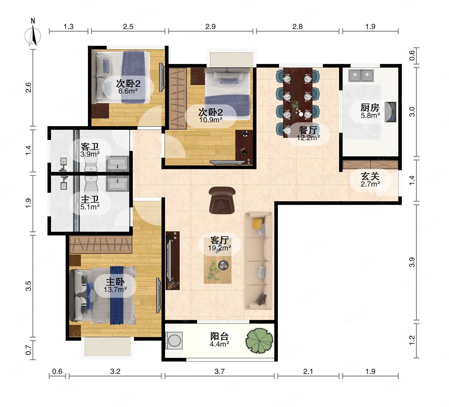 鹏湖湾精装三房产证满二置换降急售随时看房