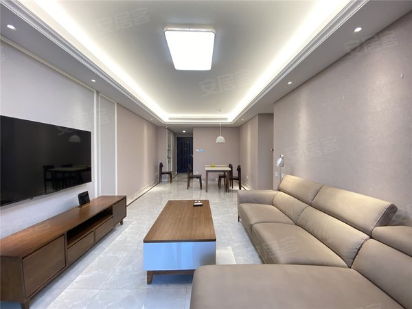 万达旁新城樾隽中央 3室2厅2卫 1 精装修 电梯房,新北租房-常州58安居