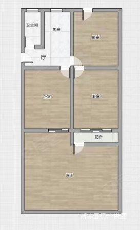 北濠桥新村3室1厅1卫86㎡南北138万