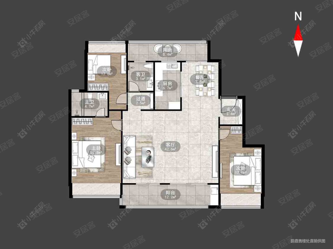 新出改合同洋房送车位从未入住花语江南琅越龙洲